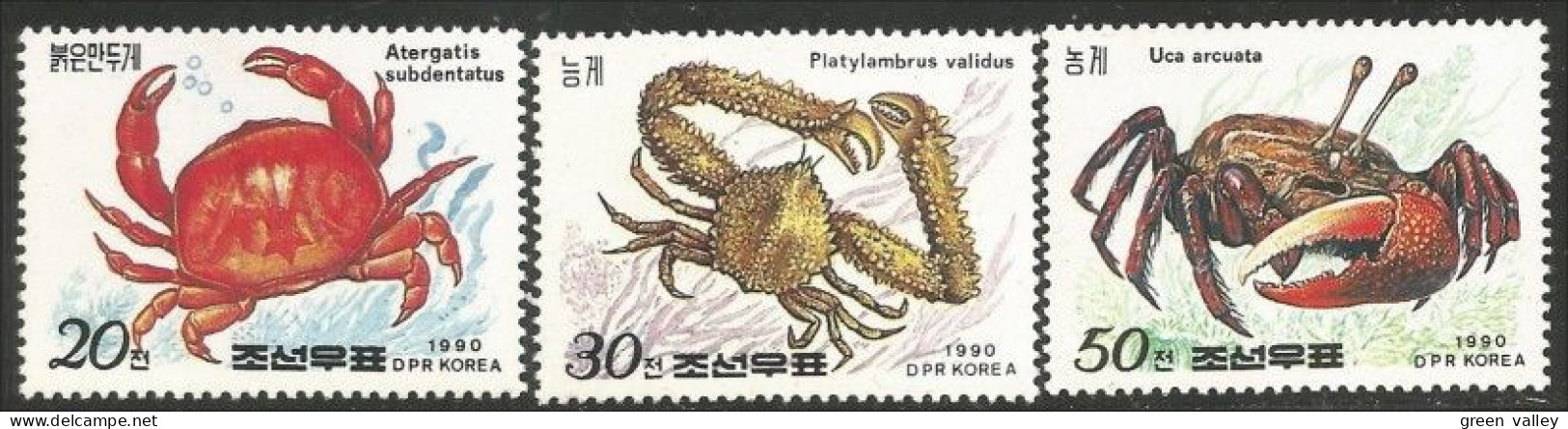 548 Korea Crabes Crustacés Crabs Crustaceans Cangrejo MNH ** Neuf SC (KON-38a) - Schalentiere