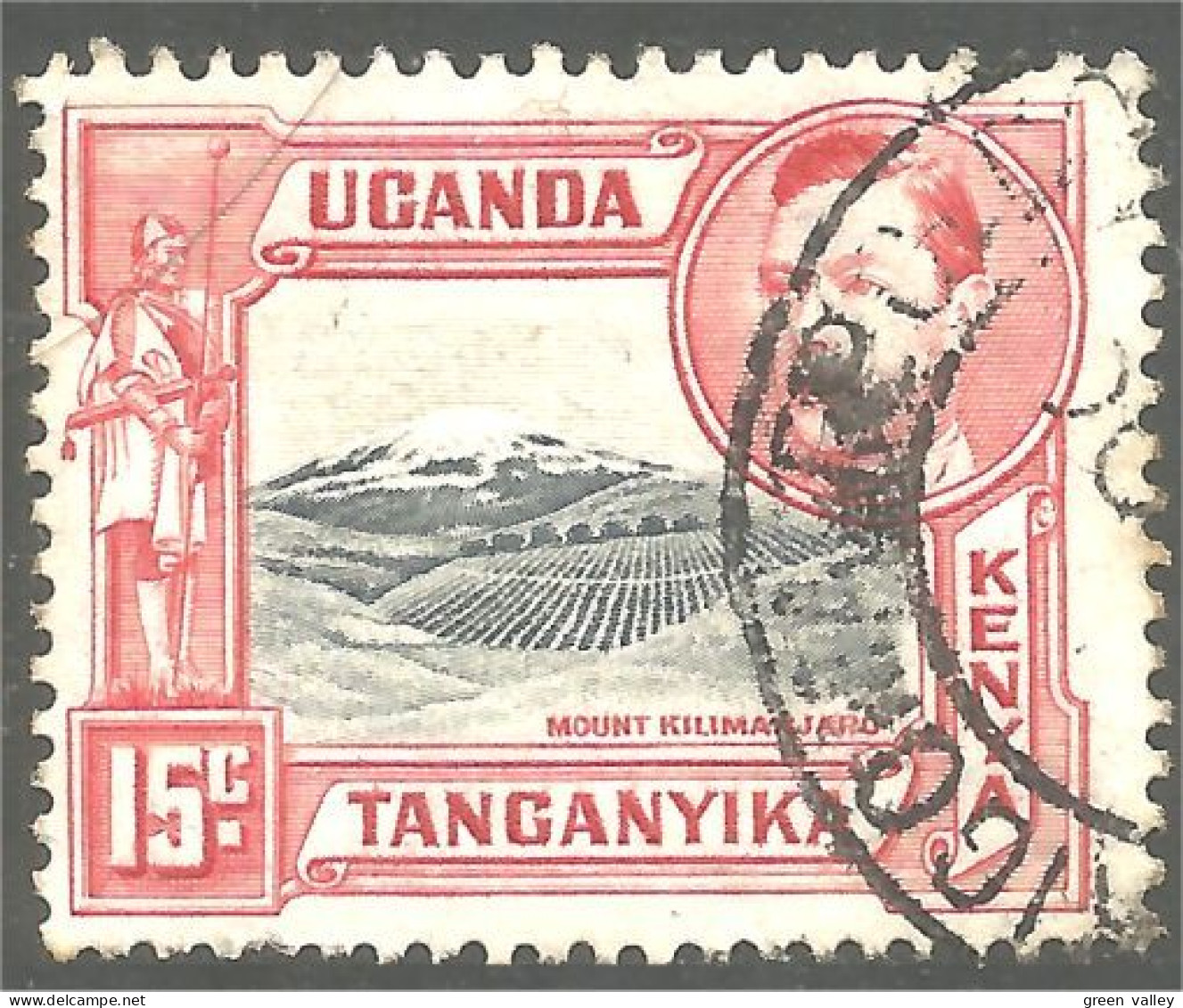 554 Kenya Uganda Tanganyika Mt Kilimanjaro (KUT-62) - Kenya, Oeganda & Tanganyika