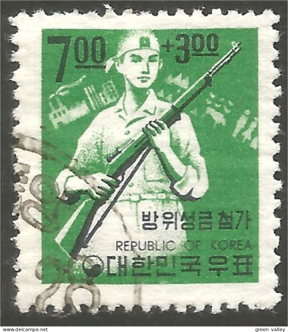 550 Korea 1968 Semi-postal Soldat Soldier Soldado Soldato Soldaat Reserviste (KOS-409) - Militaria