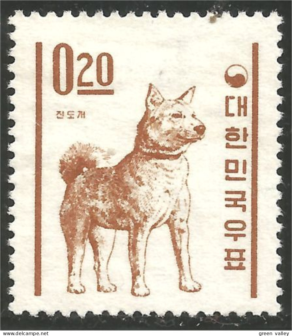 550 Korea 1962 Chien Jin-Do Dog (KOS-309) - Honden