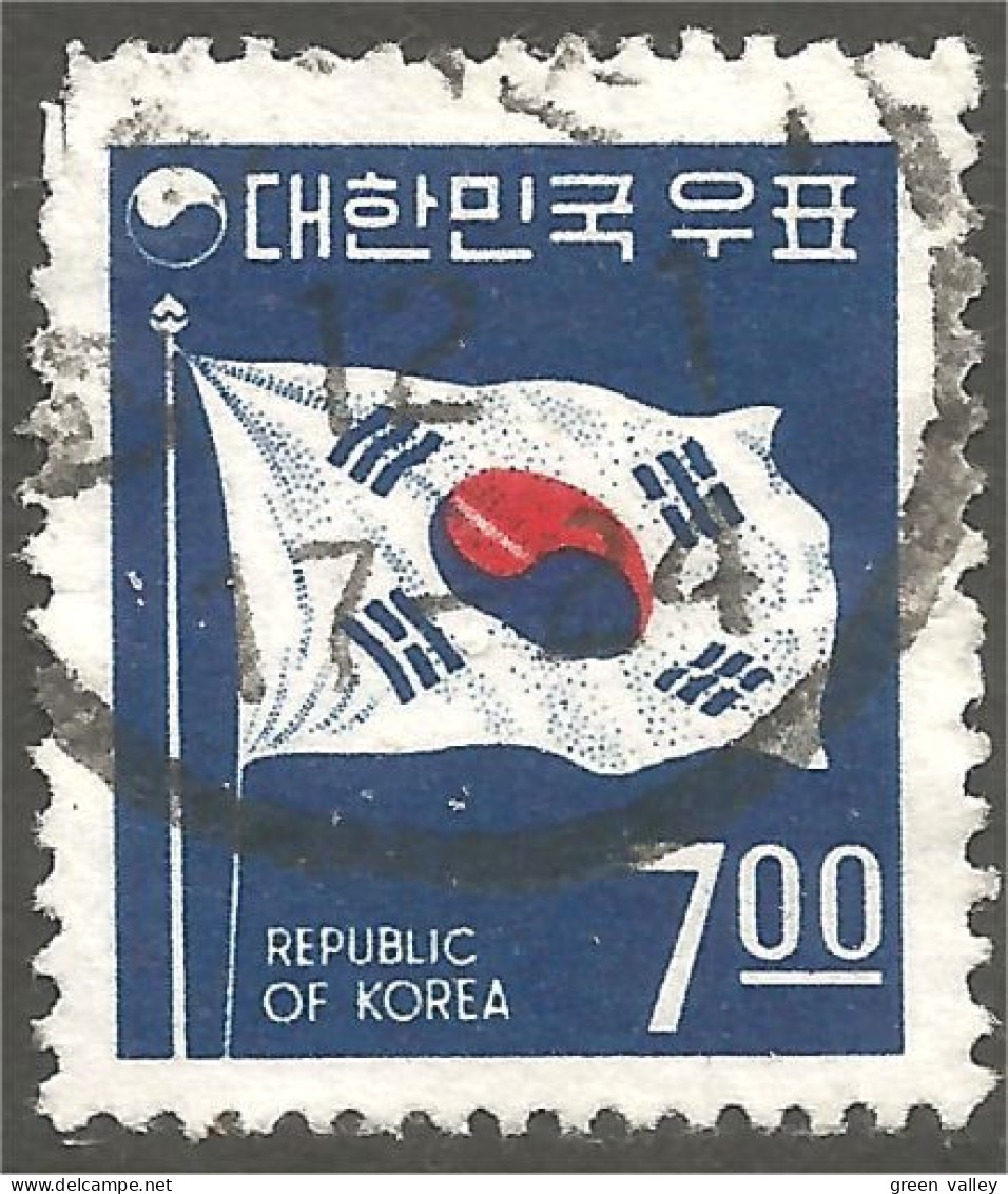 550 Korea 1968 Flag Drapeau (KOS-287) - Briefmarken