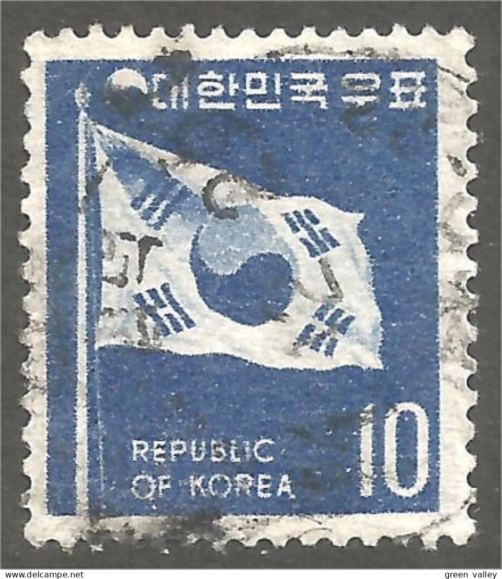 550 Korea 1968 Flag Drapeau (KOS-288) - Sellos