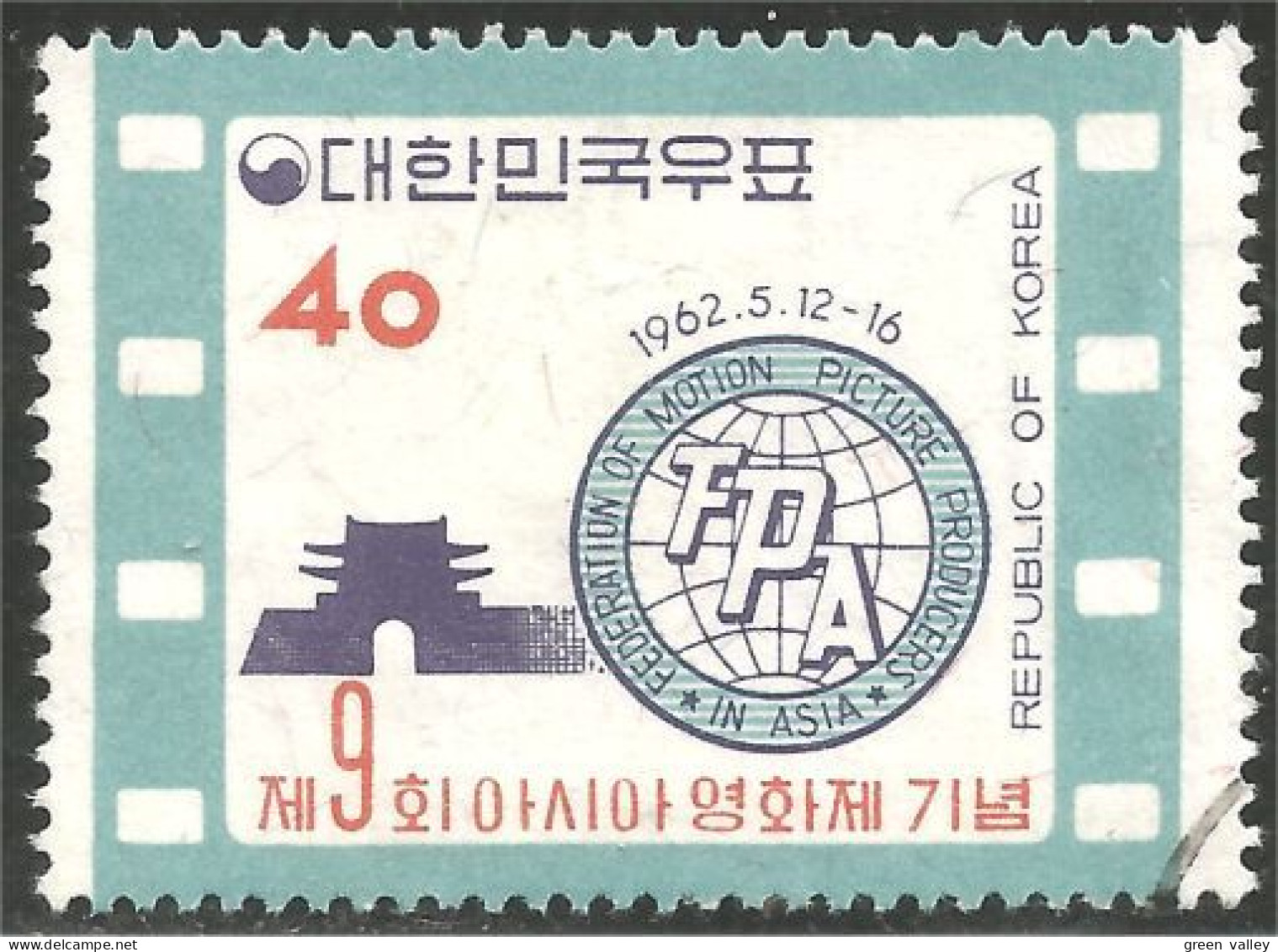 550 Korea 1962 Movie Producers Producteur Cinéma Kino (KOS-255) - Cinema