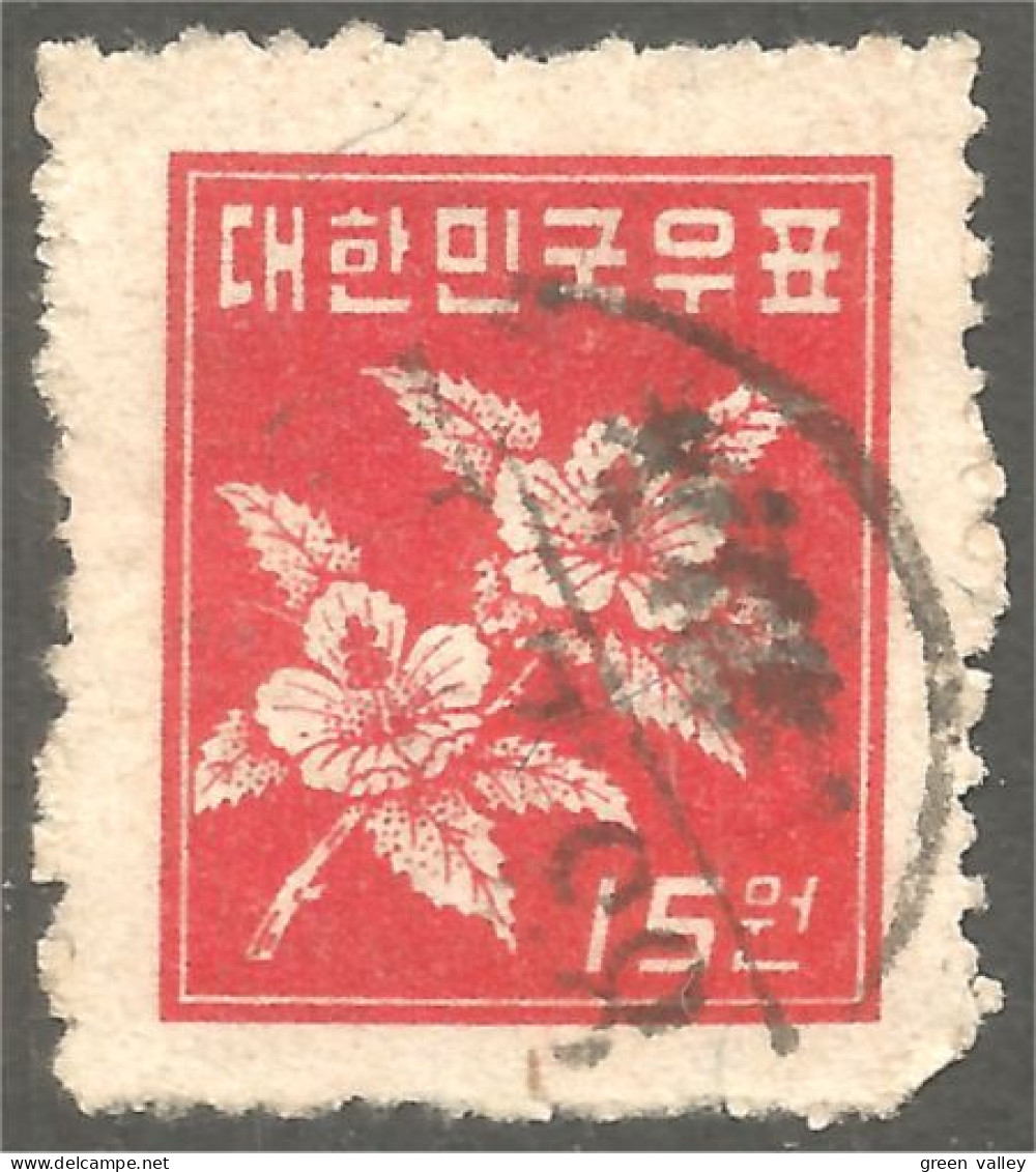 550 Korea 1949 Hibiscus (KOS-108) - Corée Du Sud