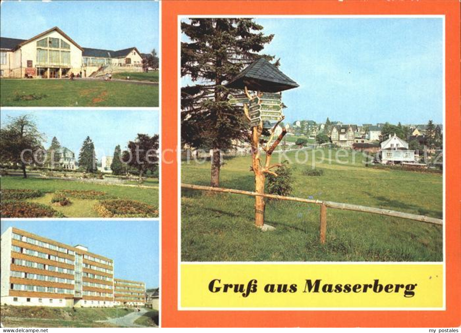 72257846 Masserberg FDGB Erholungsheime Kurpark Teilansicht Masserberg - Masserberg