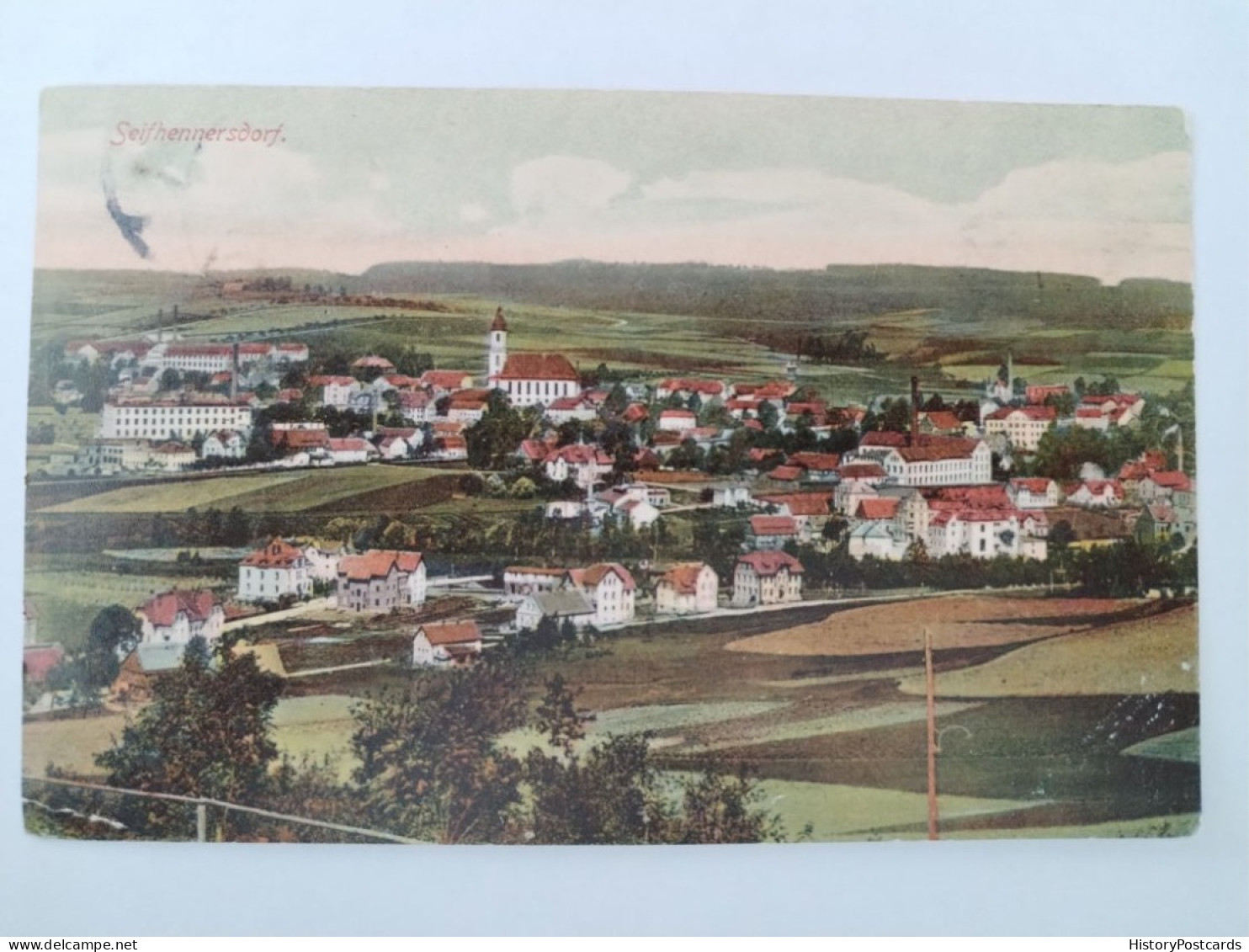 Seifhennersdorf In Sachsen, Gesamtansicht, 1906 - Seifhennersdorf
