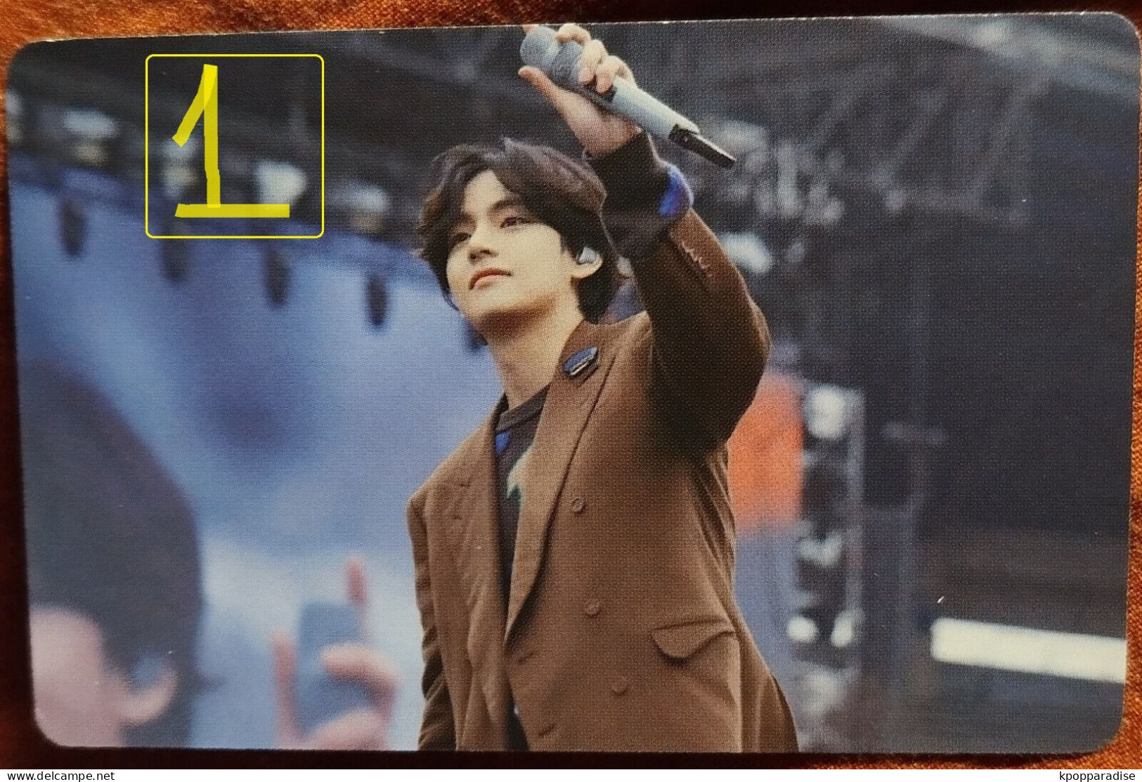 Photocard K POP Au Choix BTS 9th Anniversary Taehyung V - Altri Oggetti