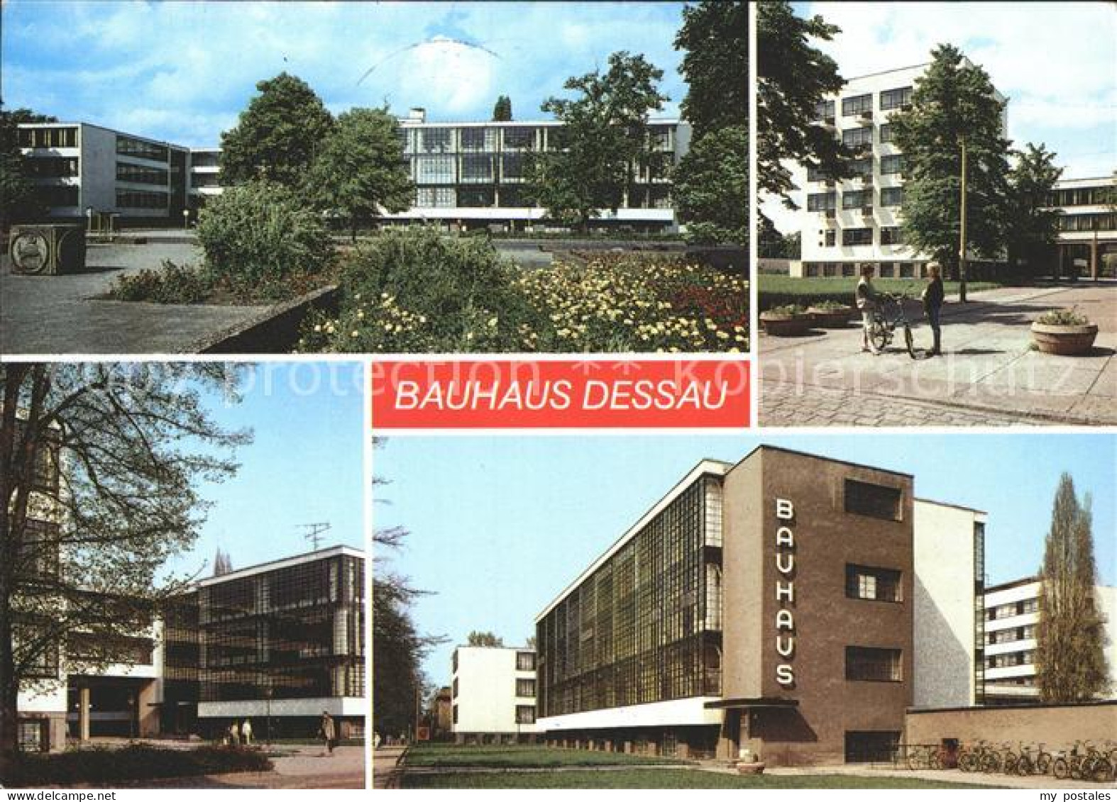 72257343 Dessau-Rosslau Bauhaus Atelierhaus Bruecke Und Werkstattfluegel Dessau- - Dessau