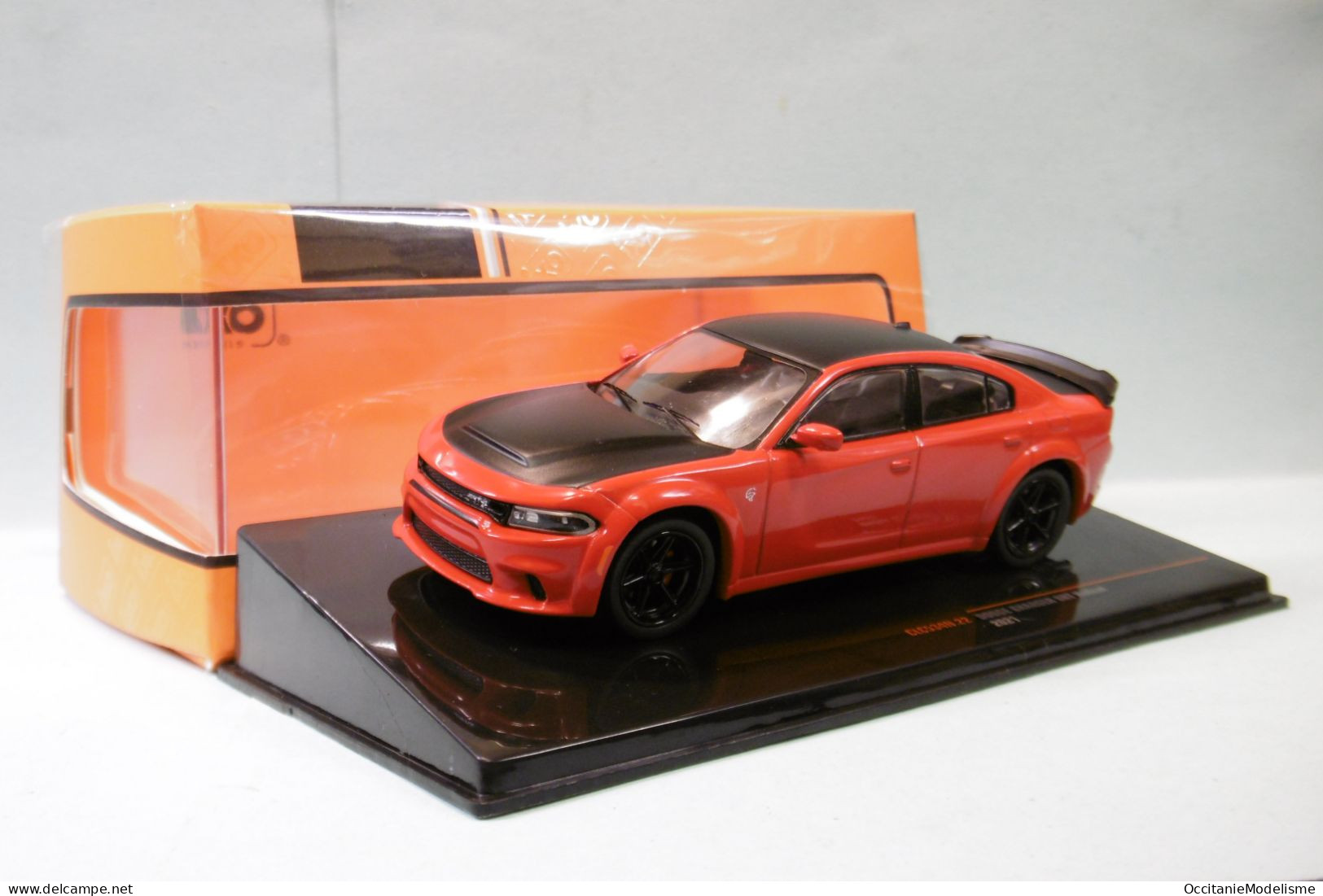 Ixo - DODGE CHARGER SRT HELLCAT 2021 Rouge Réf. CLC534N NBO Neuf 1/43 - Ixo