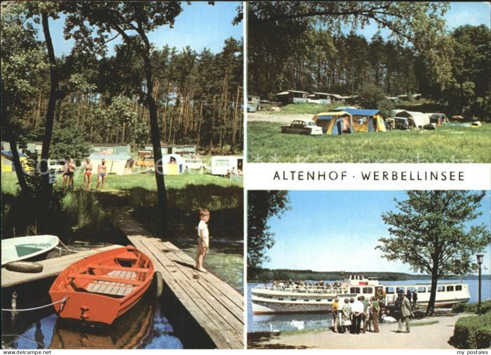 72257267 Werbellinsee-Altenhof Camping Bootssteg Schorfheide - Finowfurt