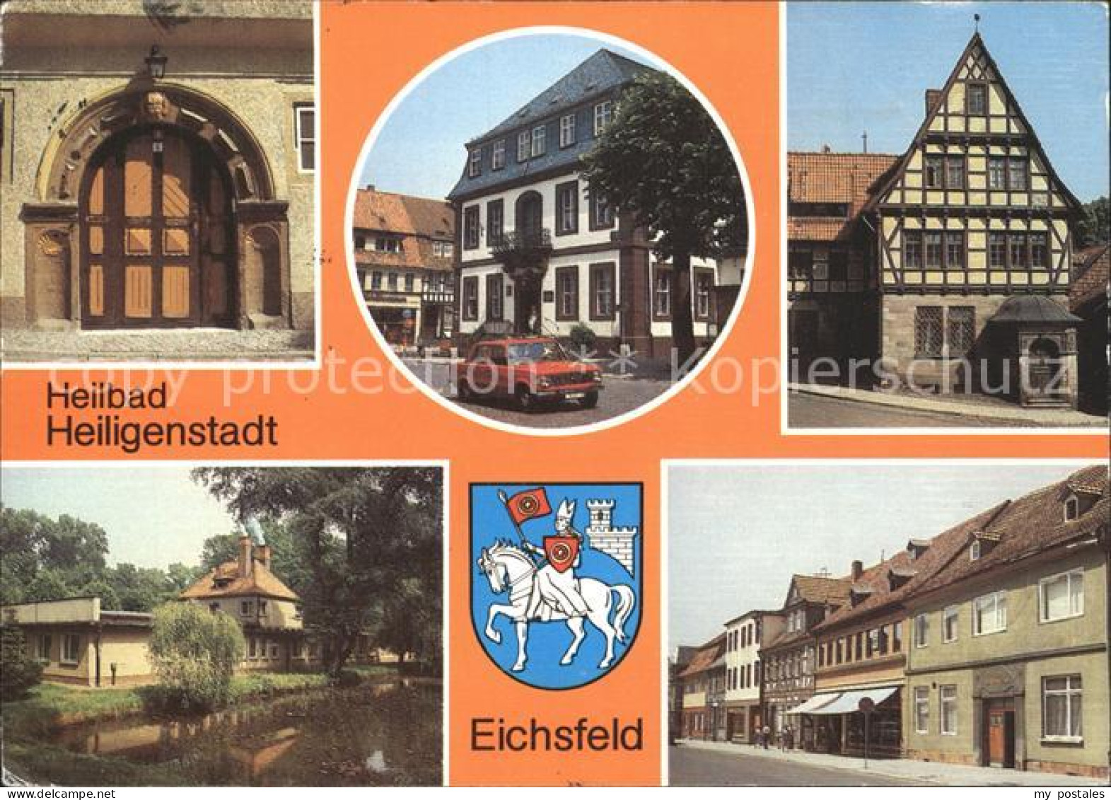 72257205 Eichsfeld Duderstadt Heiligenstadt Kneippbad Rathaus Karl-Marx-Allee Ei - Duderstadt
