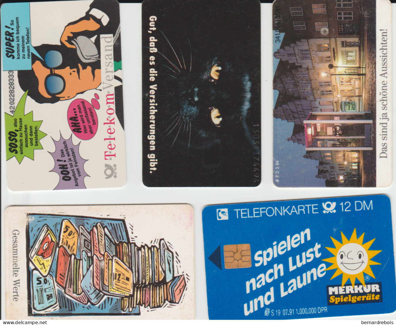 TC54 - 5 CARTES A PUCE ALLEMANDES Pour 1 € - Other & Unclassified