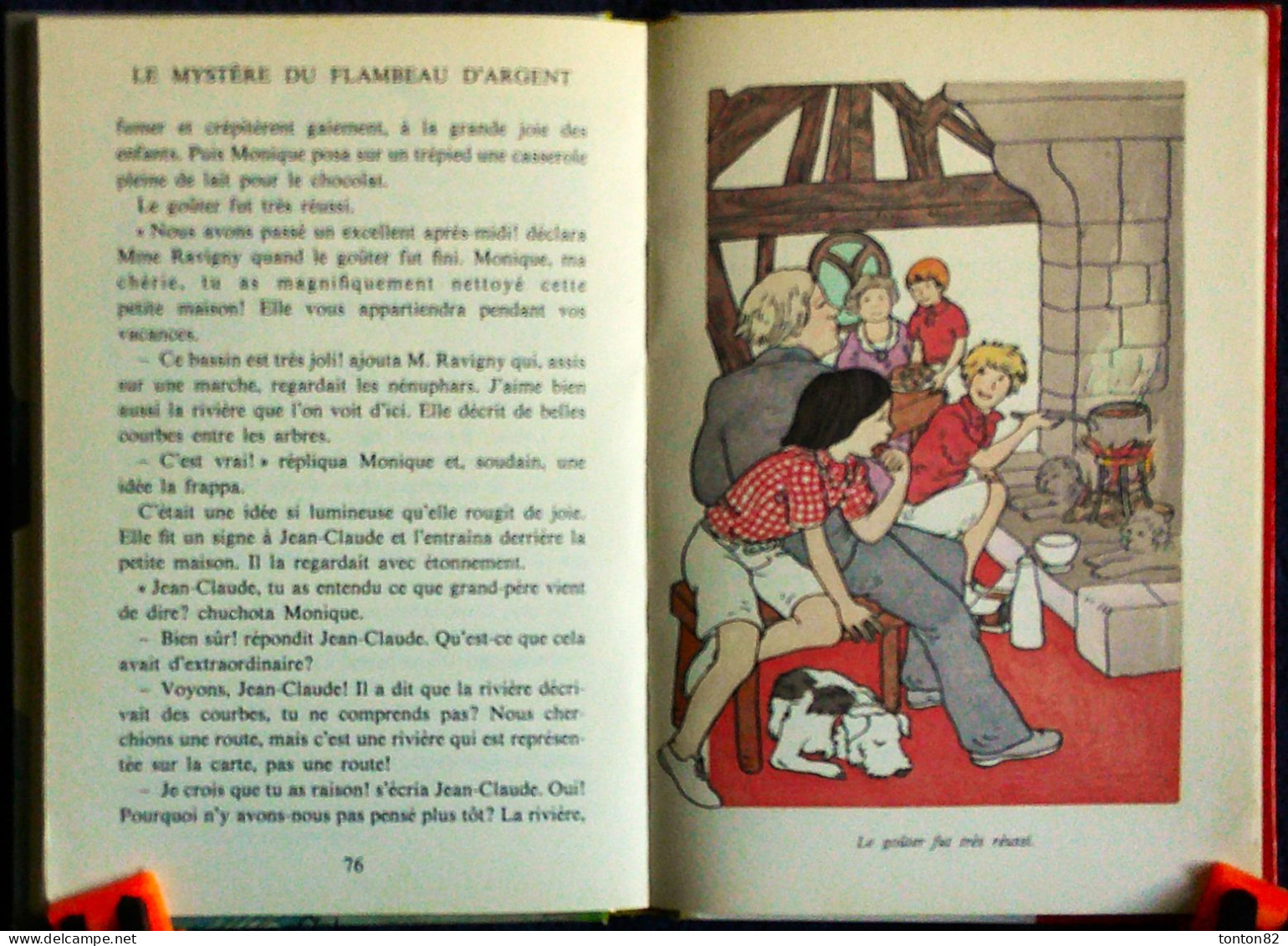 Enid Blyton - Le mystère du flambeau d'argent - Idéal Bibliothèque - ( 1978 ) .