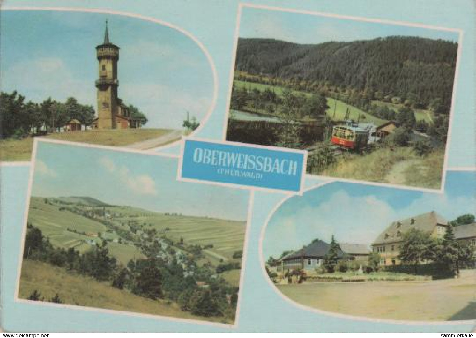3129 - Oberweissbach - Oberweissbach, Rennweg - 1962 - Oberweissbach