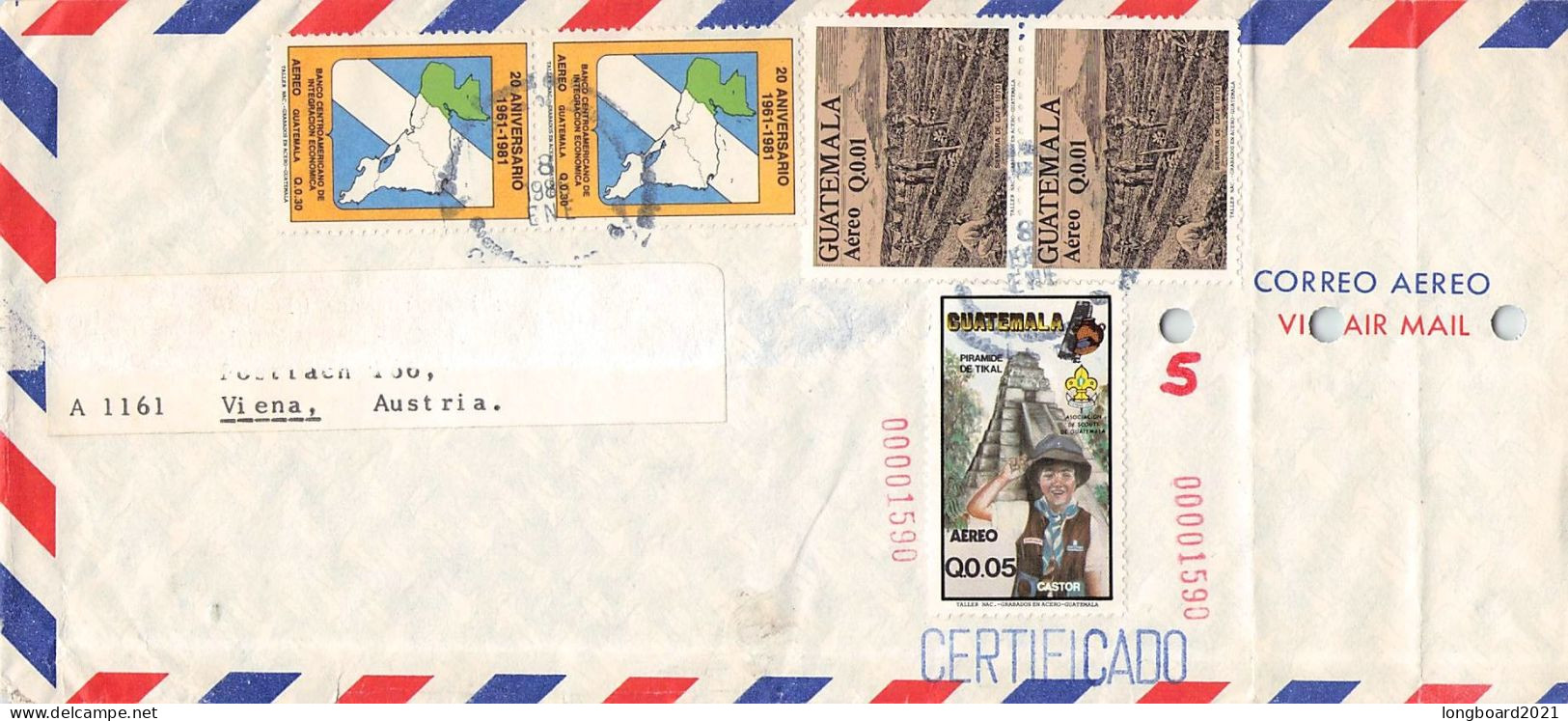 GUATEMALA - AIRMAIL > WIEN/AT / 7004 - Guatemala