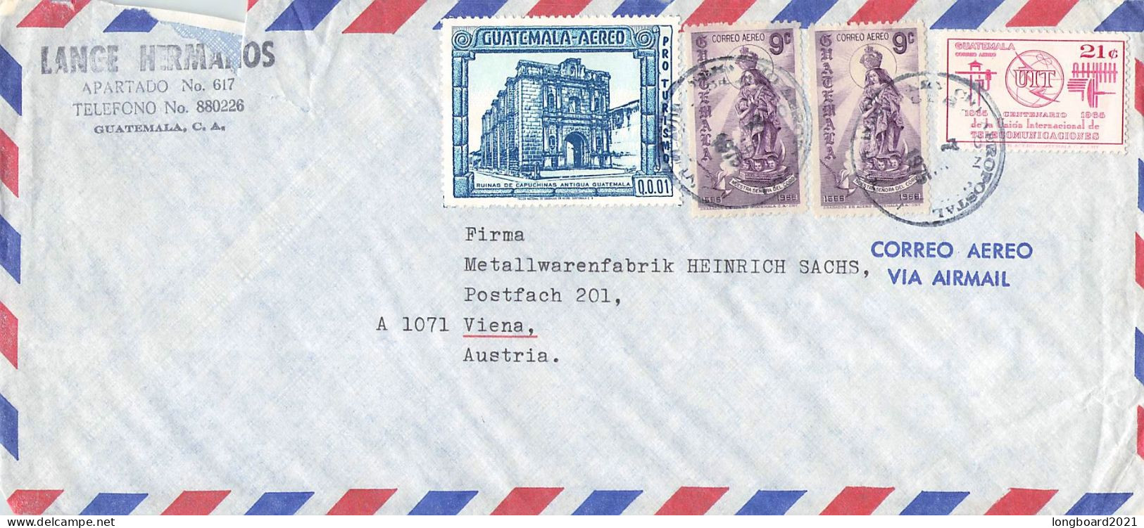 GUATEMALA - AIRMAIL > WIEN/AT / 7008 - Guatemala