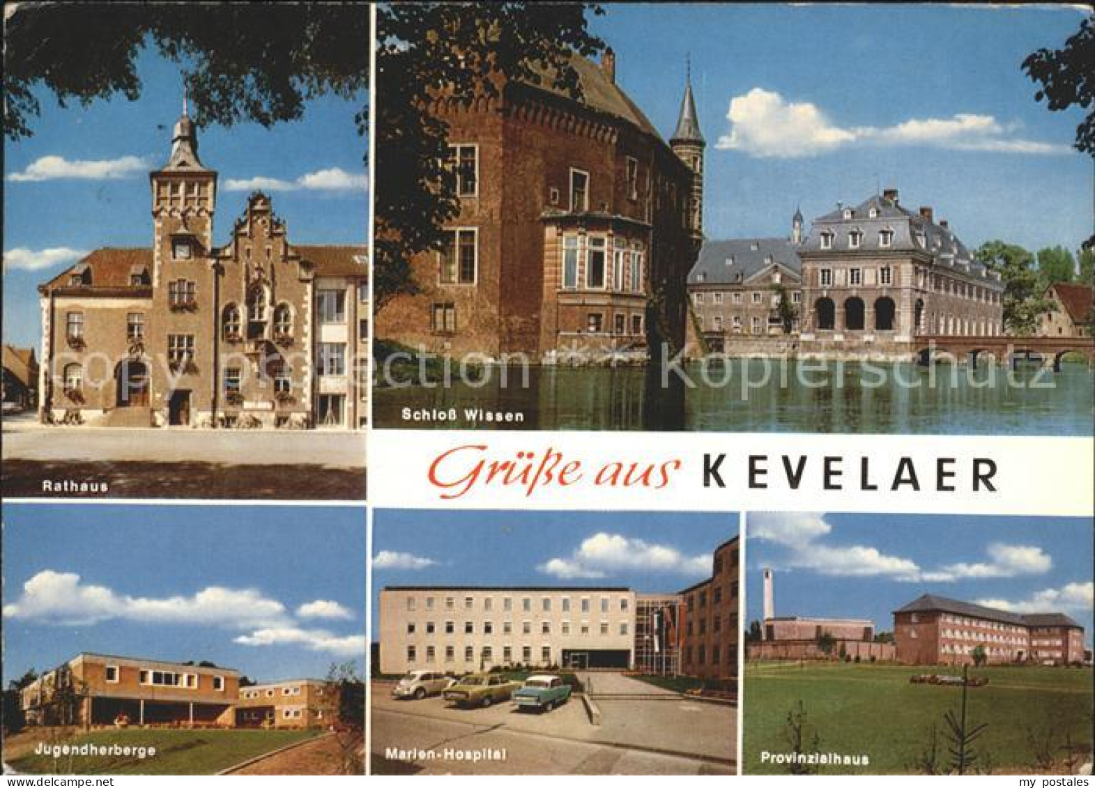 72255406 Kevelaer Rathaus Schloss-Wissen Jugendherberge Marien-Hospital Provinzi - Kevelaer