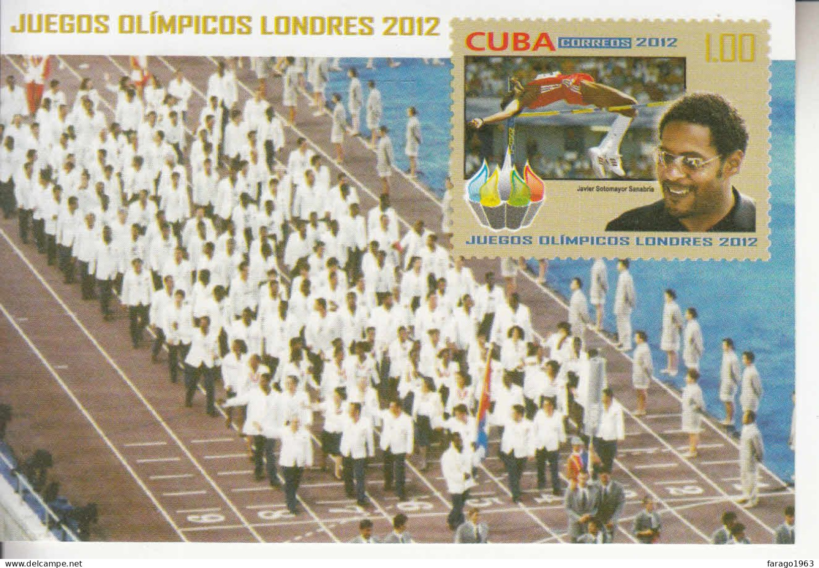 2012 Cuba London Olympics  Souvenir Sheet   MNH - Unused Stamps