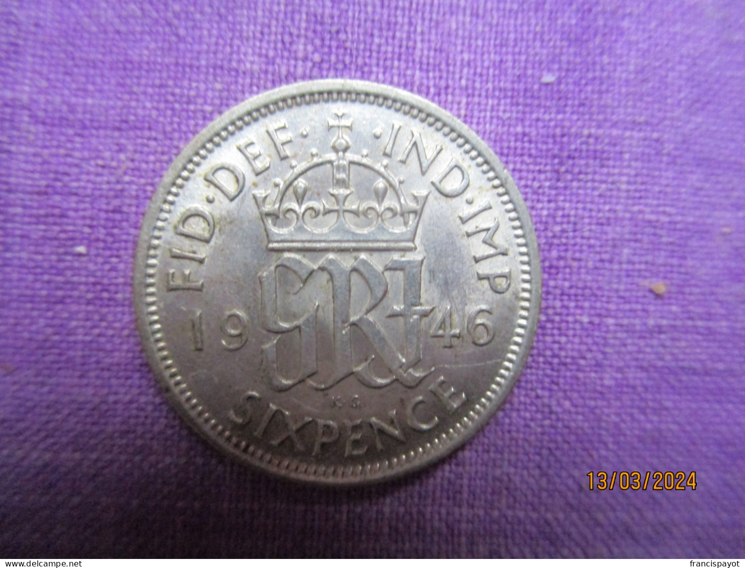 GB 6 Pence 1946 - H. 6 Pence