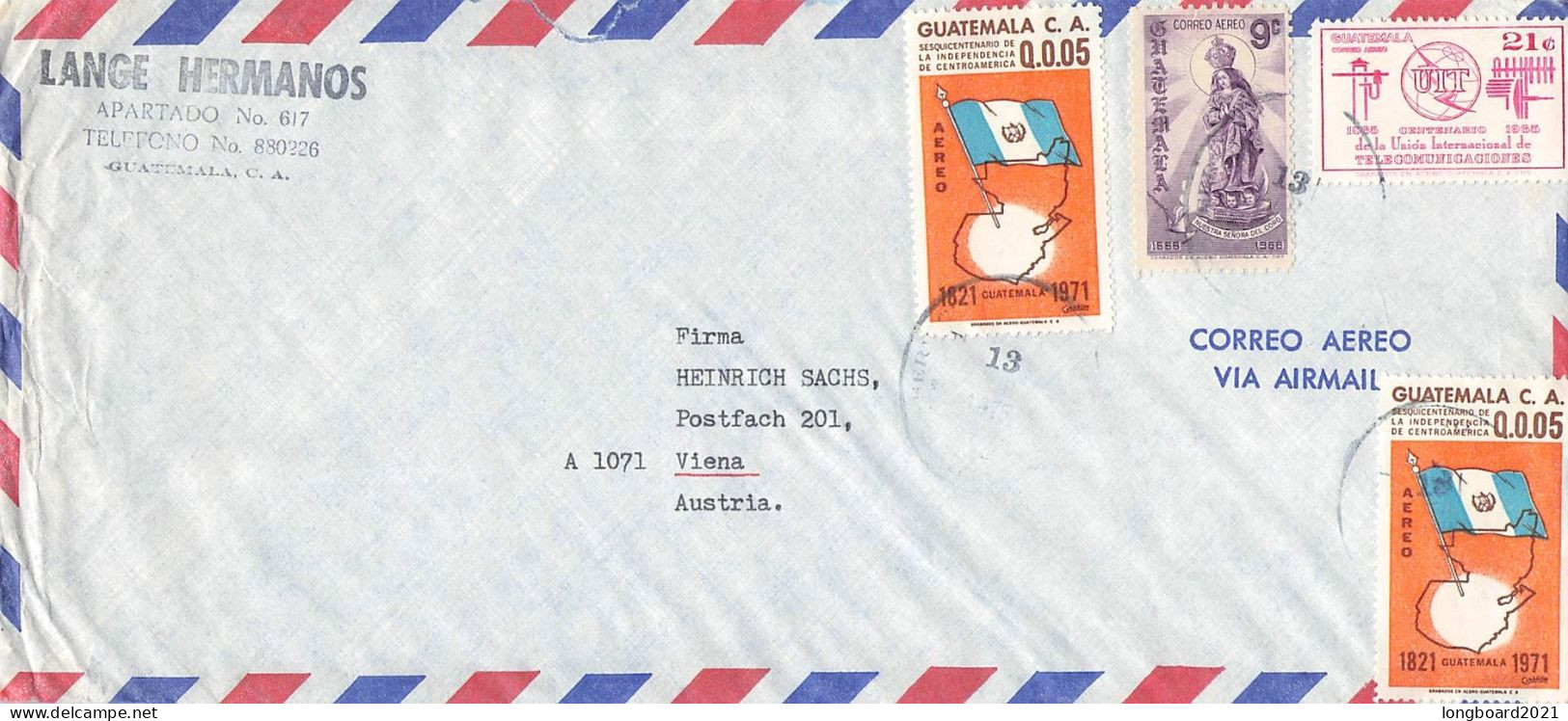 GUATEMALA - AIRMAIL > WIEN/AT / 7010 - Guatemala