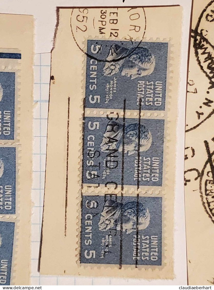 James Monroe - Used Stamps