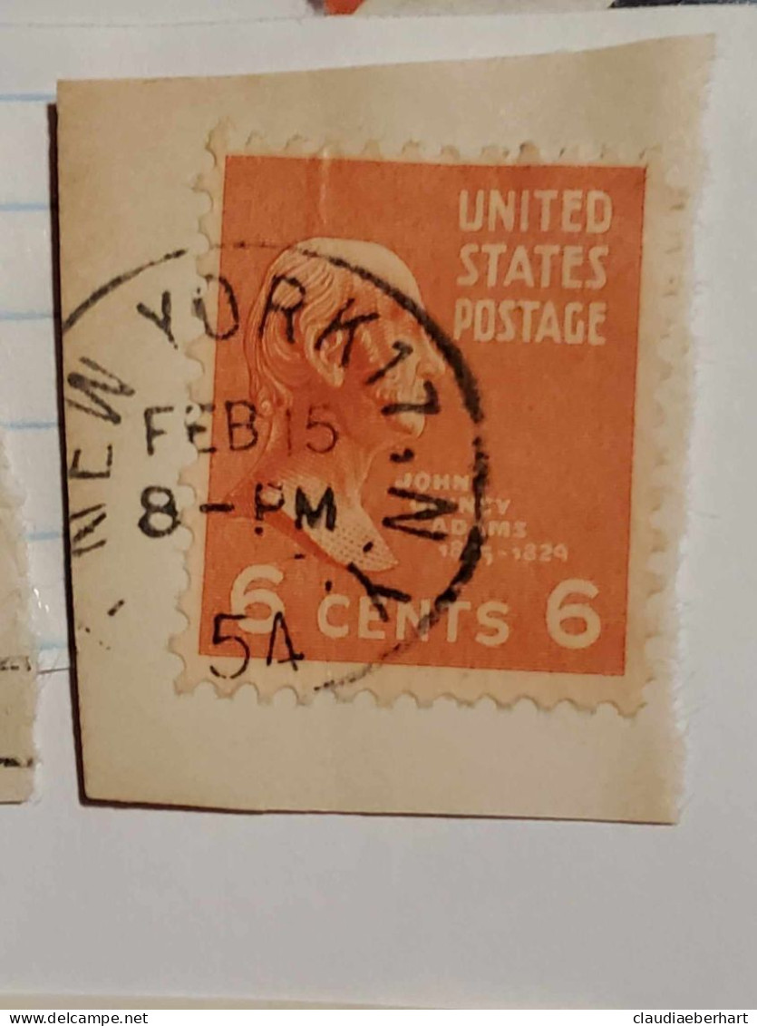 John Quincy Adams - Used Stamps