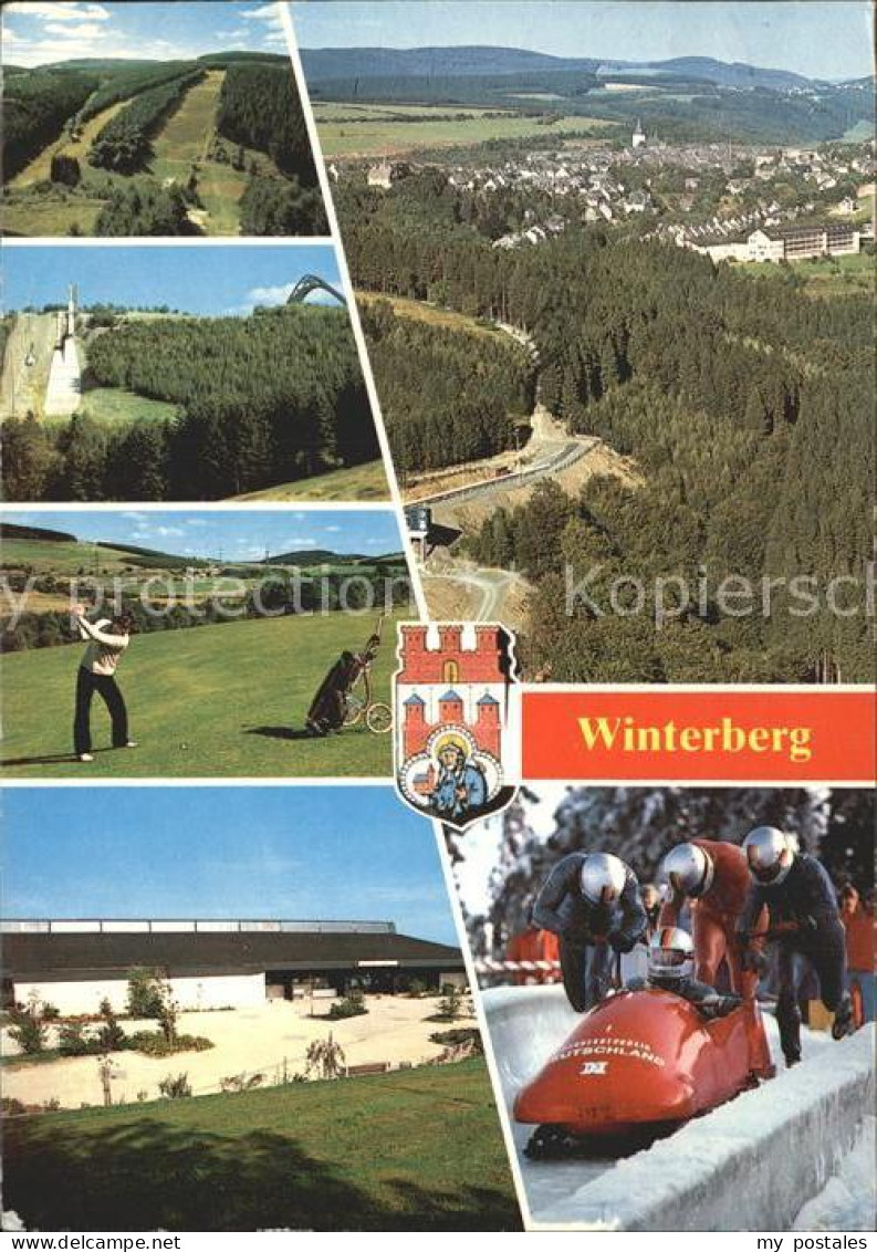 72255264 Winterberg Hochsauerland Golf Sprungschanze Schlitten Bob Winterberg - Winterberg