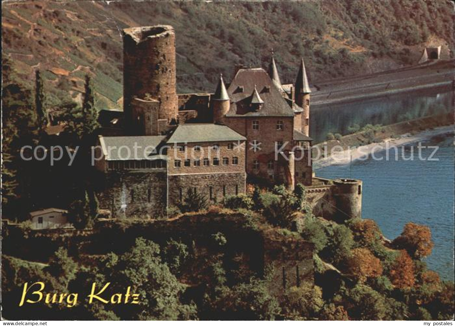 72255243 St Goarshausen Burg Katz Ehrenthal - Loreley