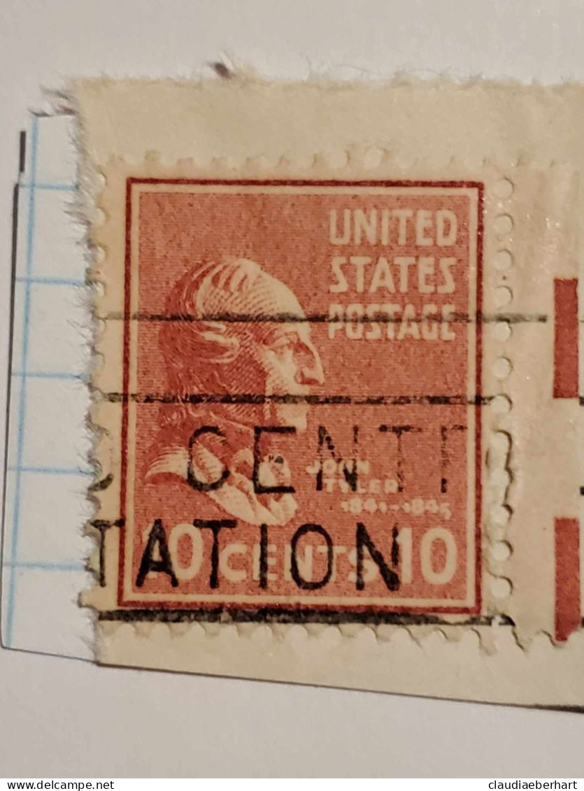 John Tyler - Used Stamps