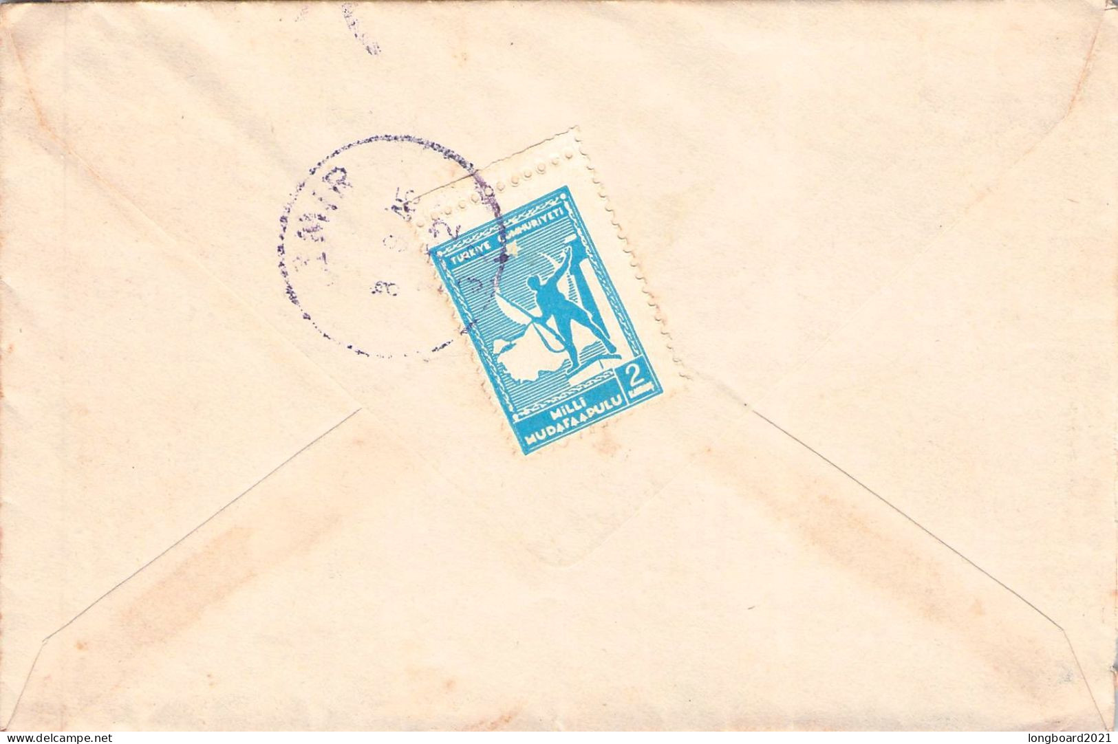 TURKEY - MAIL IZMIR > USA / 7013 - Lettres & Documents