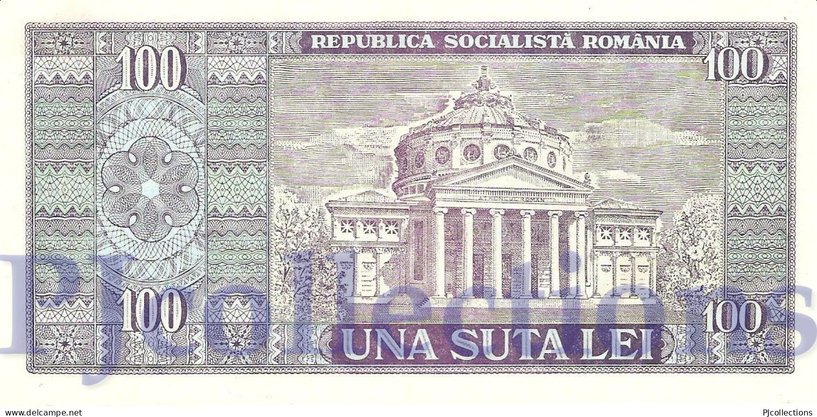 ROMANIA 100 LEI 1966 PICK 97a AU/UNC - Rumania