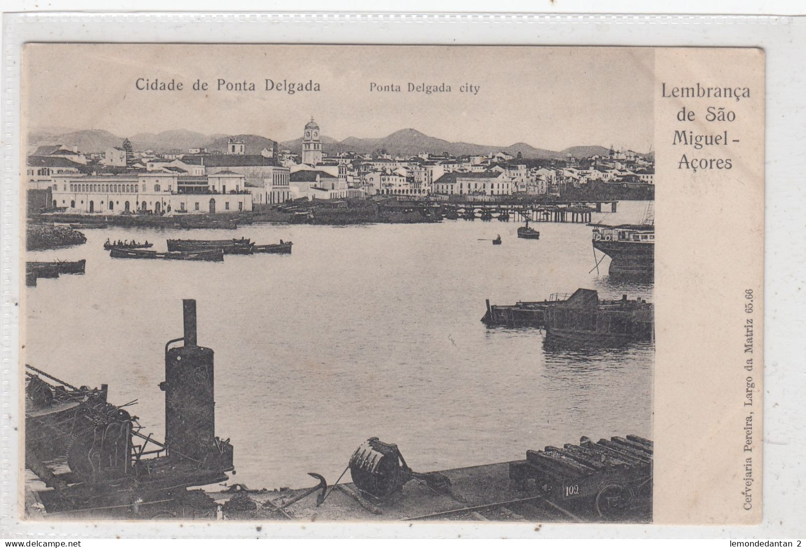 Lembrança De Sao Miguel - Açores. Cidade De Ponta Delgada. * - Braga