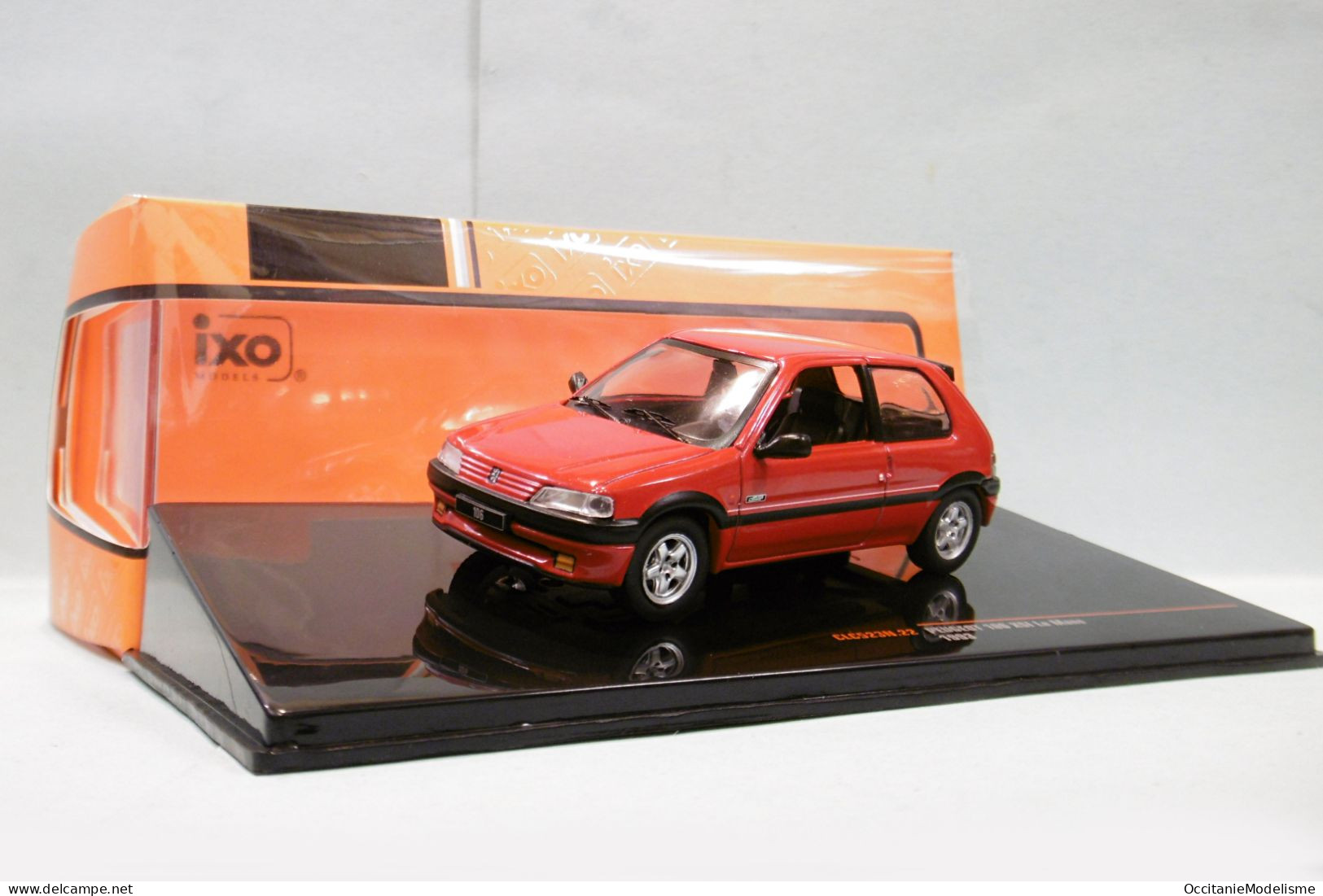 Ixo - PEUGEOT 106 XSI Le Mans 1993 Rouge Réf. CLC523N NBO Neuf 1/43 - Ixo