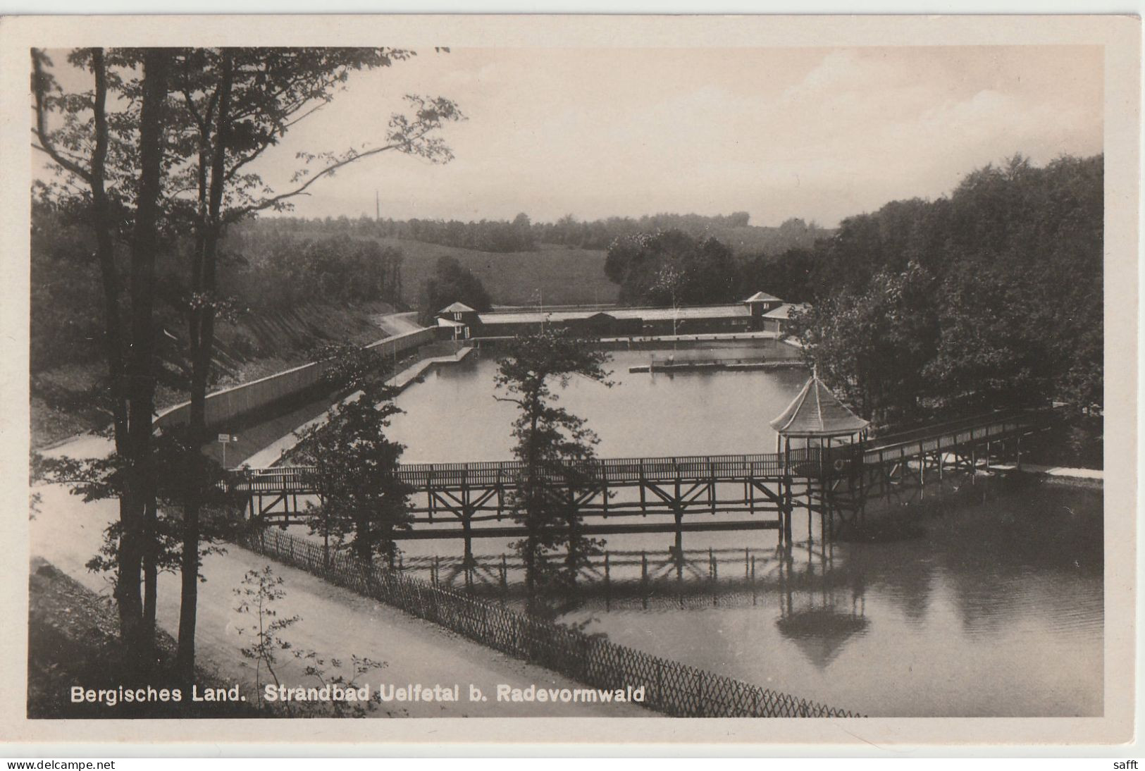 AK Strandbad Uelfetal Bei Radevormwald Um 1930 - Radevormwald