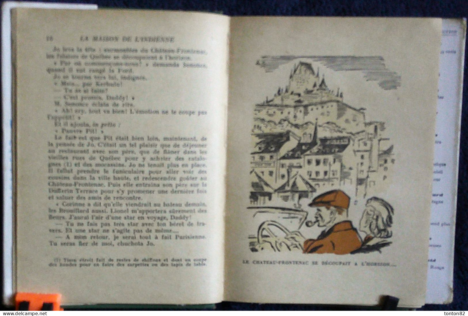 Nanine Grûner - La maison de l'Indienne - Hachette / Bibliothèque Verte - ( 1953 )