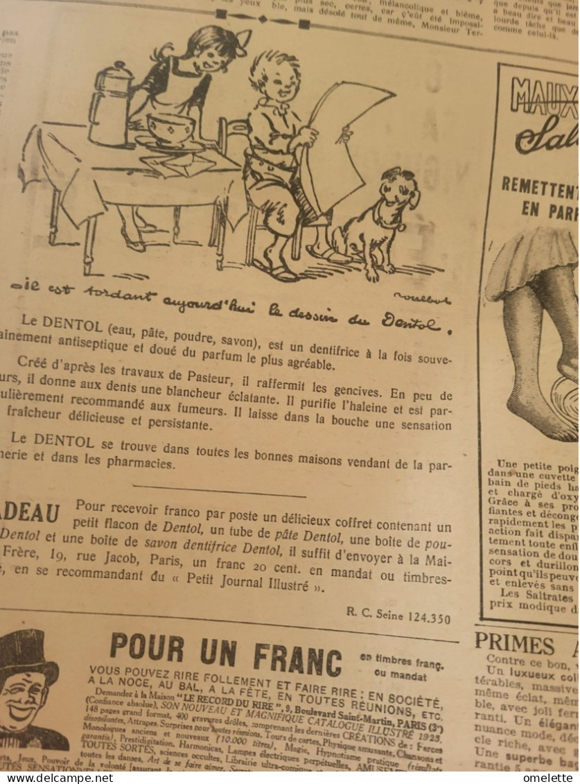 P J 25/ MAROC GOUMIER /SYRIE /POULBOT /SENS ACCIDENT CHEMIN DE FER - Le Petit Journal