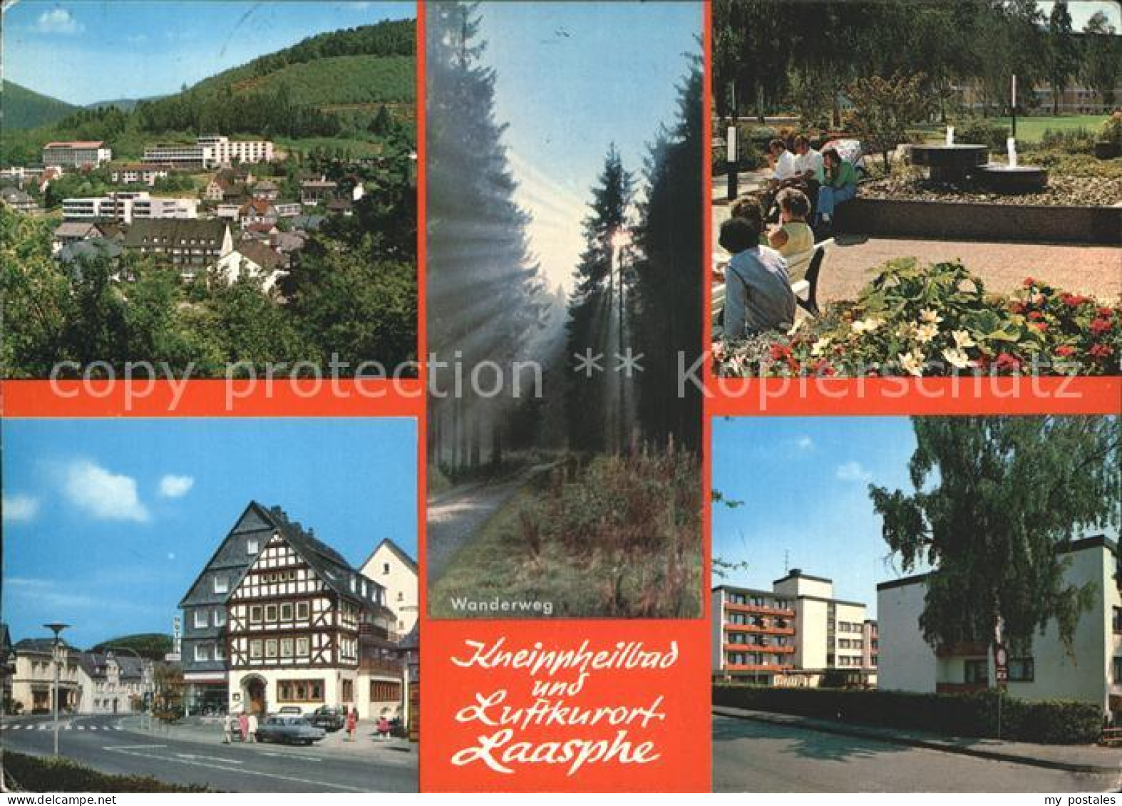 72254691 Laasphe Bad Teilansichten Kneippheilbad Park Luftkurort Wanderweg Laasp - Bad Laasphe