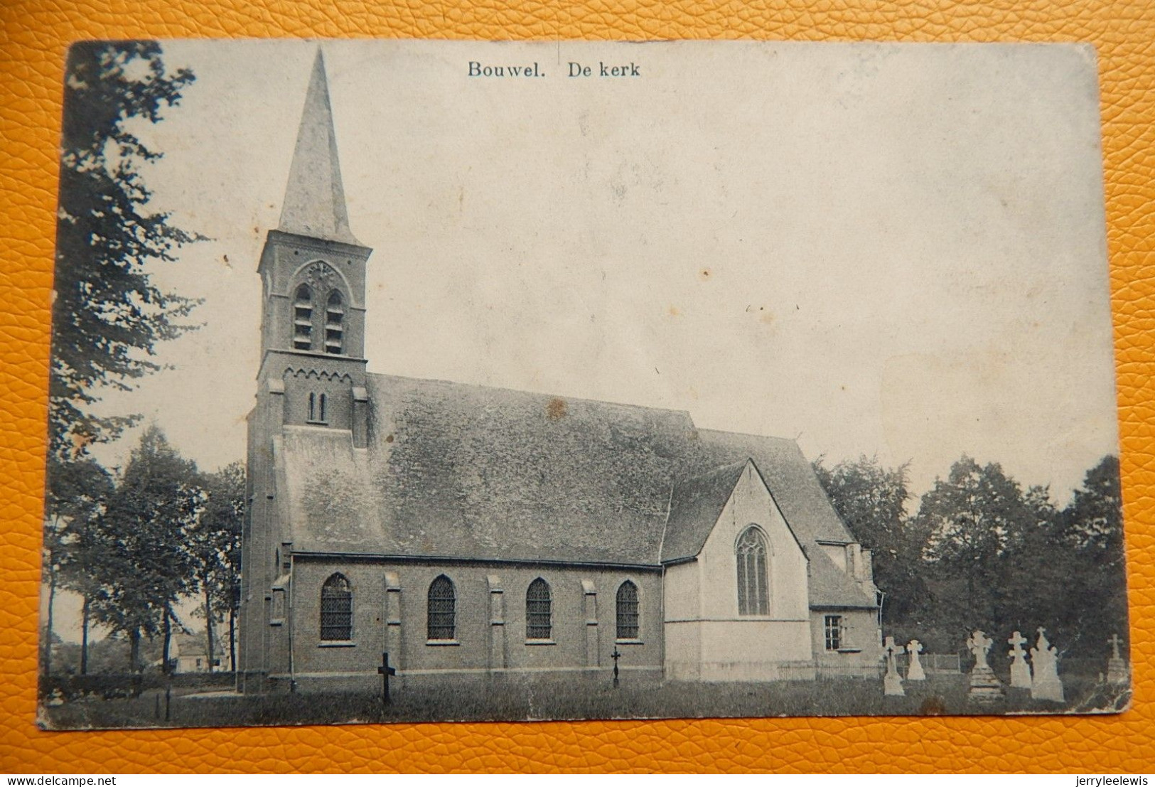 BOUWEL  -  De Kerk   -  1919 -  (beschadigd) - Grobbendonk