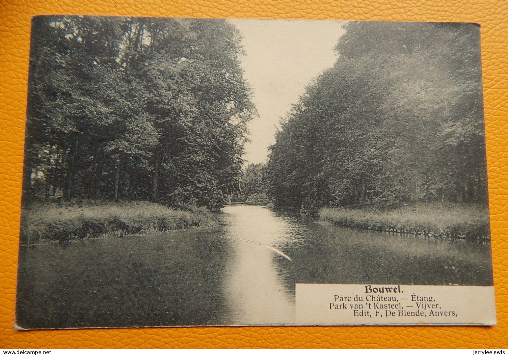 BOUWEL  -  Park Van Het Kasteel - Vijver   -  1920 - Grobbendonk