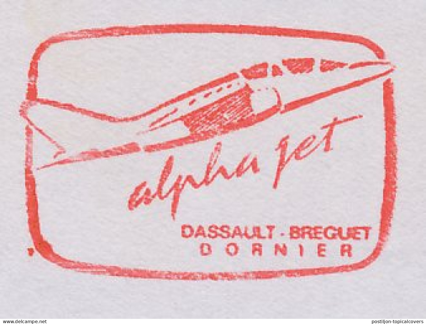 Meter Cut Germany 1987 Jet Fighter - Alpha Jet - Dornier - Dassault - Breguet - Militaria