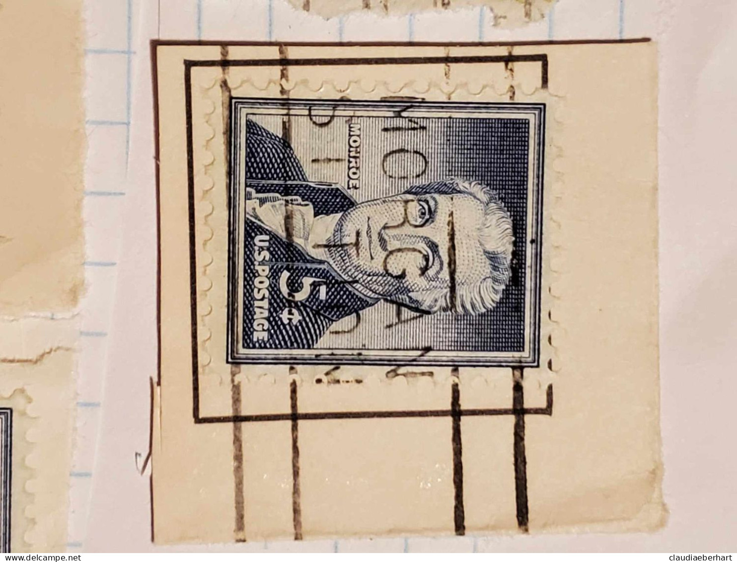James Monroe - Used Stamps