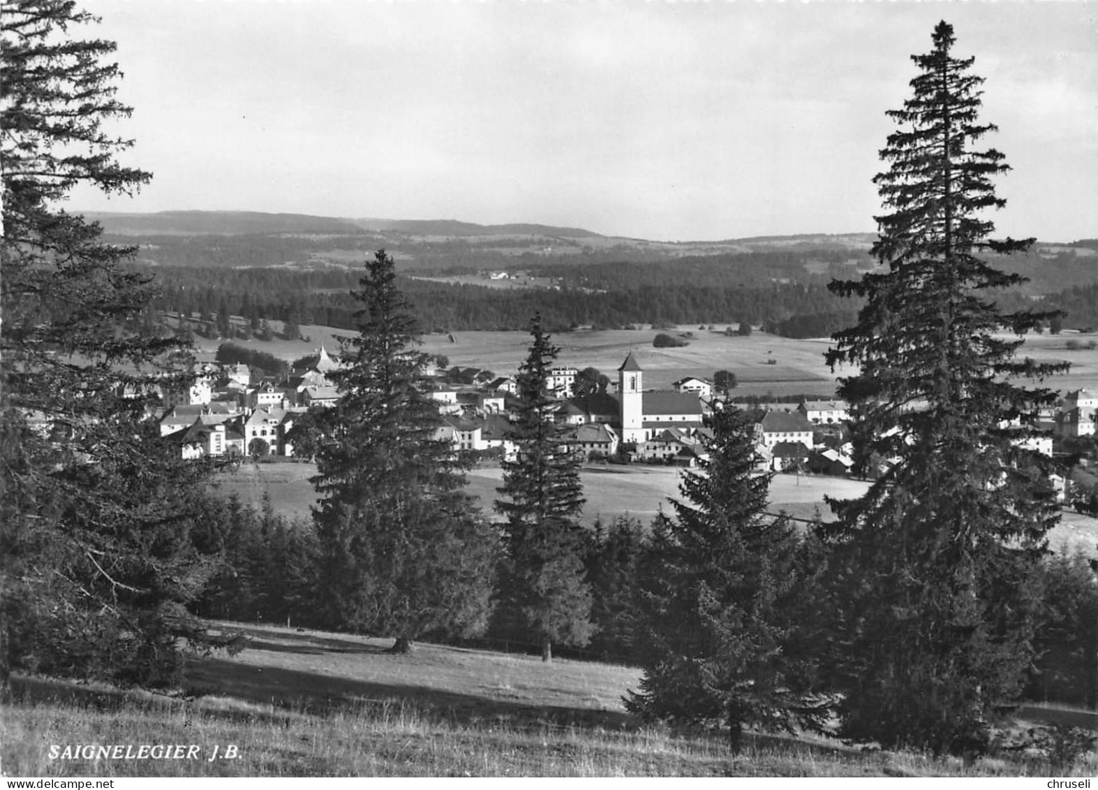 Saignelegier   Fliegeraufnahme - Saignelégier