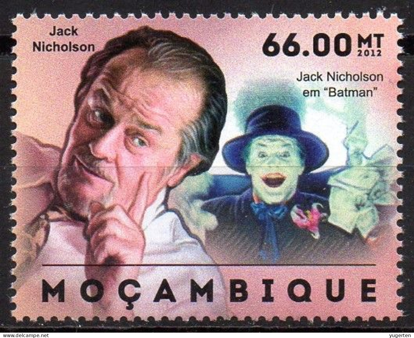 MOZAMBIQUE - 1v - MNH - The Batman - Jack Nicholson - Film - Kino - Ciné - Films - Cinema