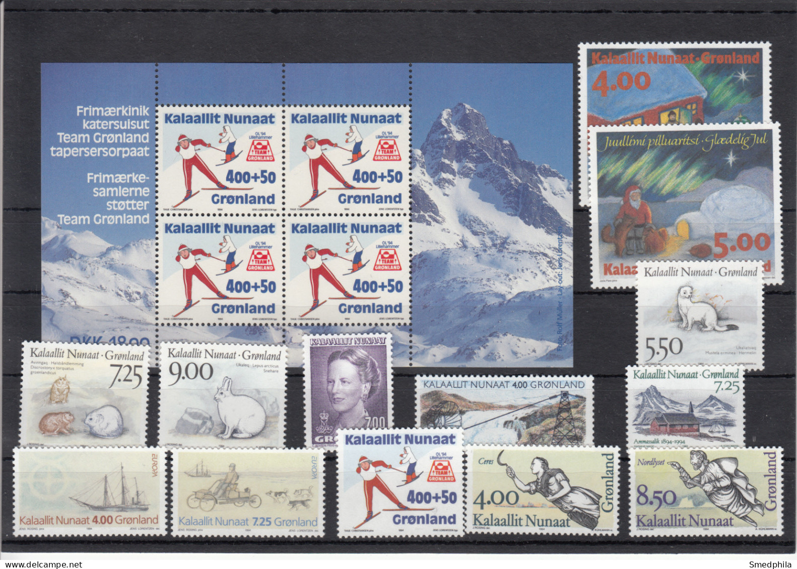 Greenland 1994 - Full Year MNH ** - Années Complètes