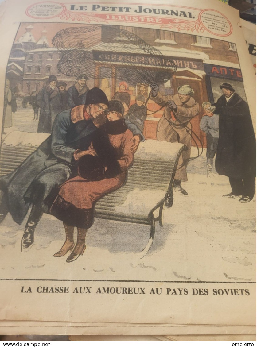 P J 25/SARLAT ATTAQUE SANGLIERS /RUSSIE KARATCHEVO CHASSSE AUX AMOUREUX AU PAYS DES SOVIETS - Le Petit Journal