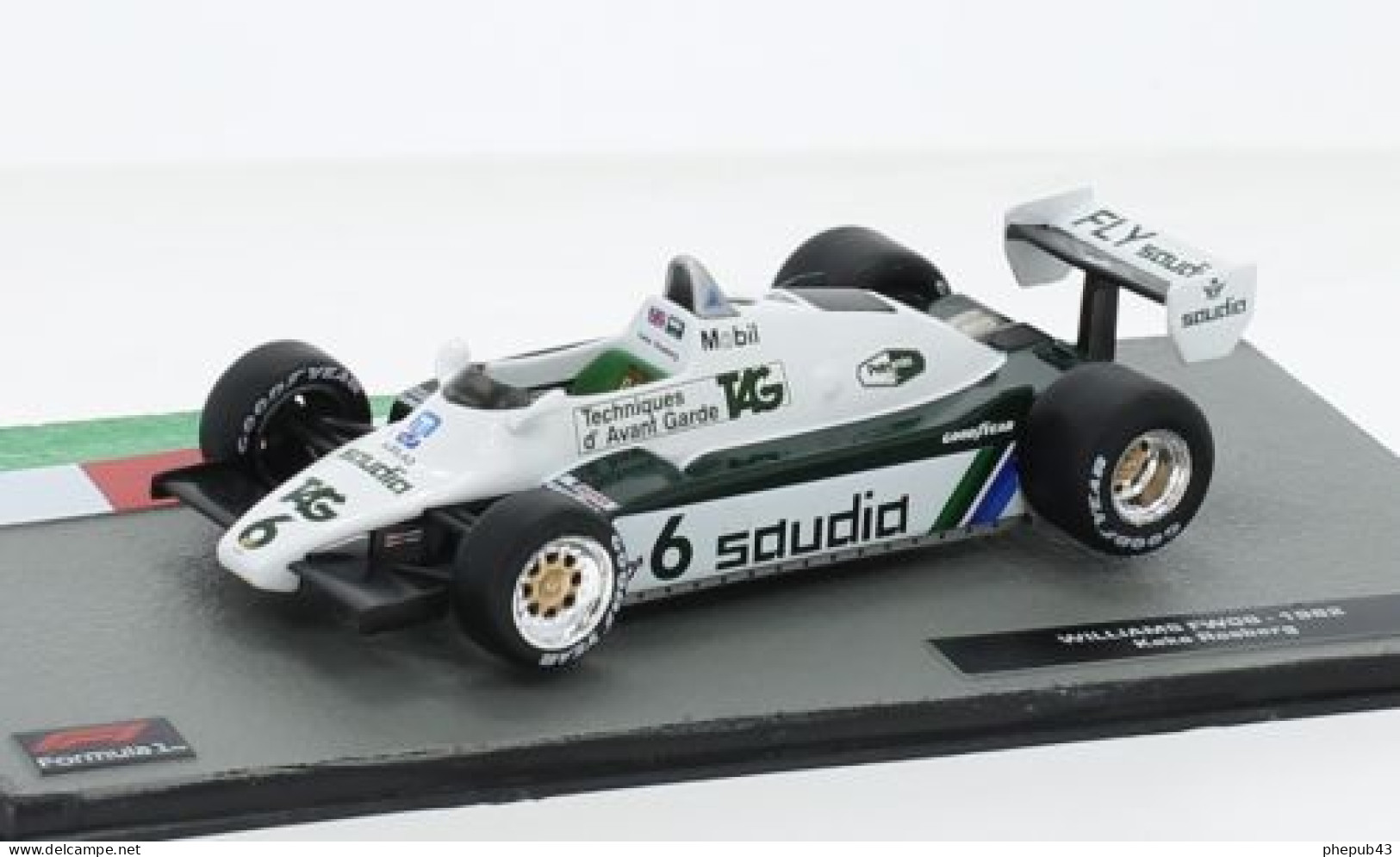 Williams FW08 - GP FI 1983 #6 - Keke Rosberg - Presse (Plexi) - Sonstige & Ohne Zuordnung