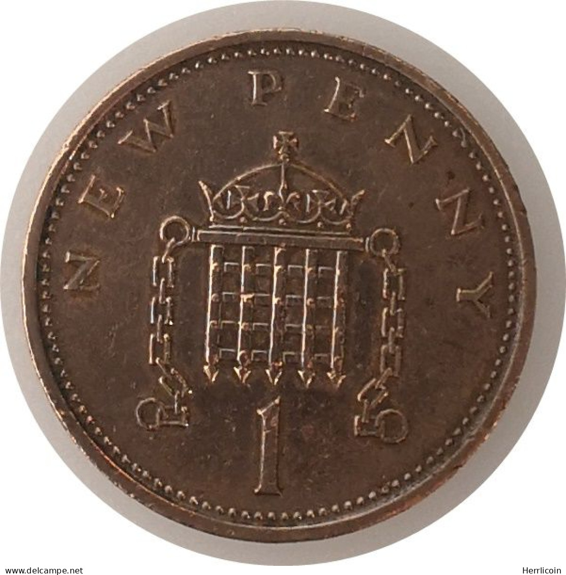 Monnaie Royaume Uni - 1971  - 1 New Penny Elizabeth II 2e Portrait - 1 Penny & 1 New Penny