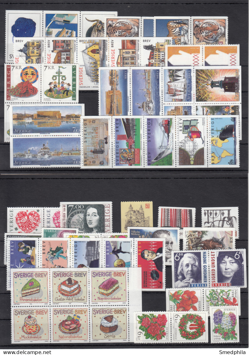 Sweden 1998 - Full Year MNH ** - Full Years