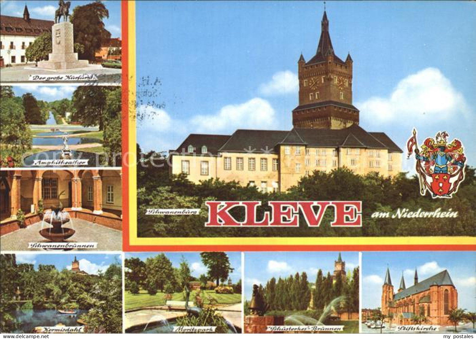 72253978 Kleve Amphitheater Schwanenburg Moritzpark Stiftskirche Kleve - Kleve