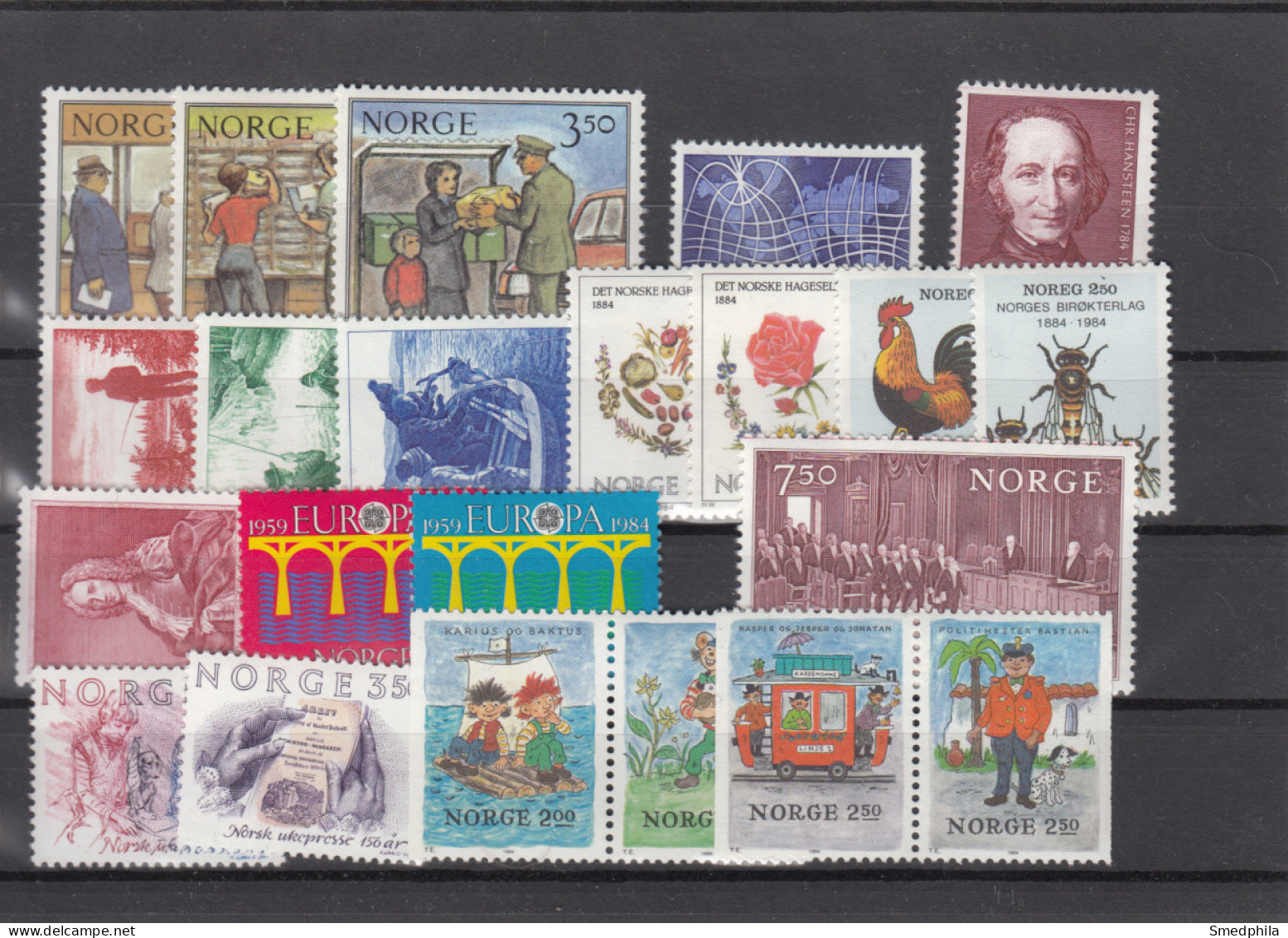 Norway 1984 - Full Year MNH ** - Años Completos